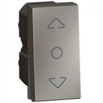 Legrand Arteor 572702 Curtain Switch Centre Off 1Module Magnesium