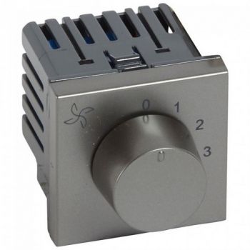 Legrand Arteor 572715 Fan Controller Rotary Speed Controller 40400 Va 2Modules Magnesium