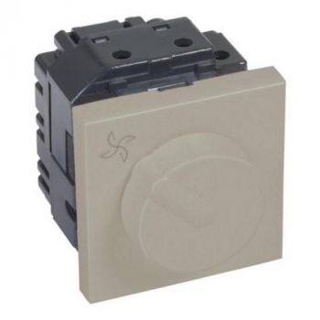 Legrand Arteor 572797 Fan Controller Rotary Speed Controller 40400 Va 2Modules Champagne
