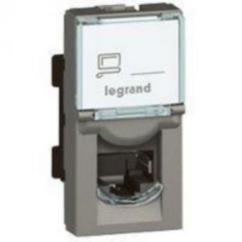 Legrand Arteor 572802 Rj45 Socket Category 6 UTP 1Module Magnesium