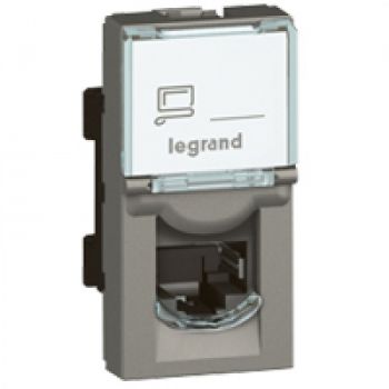Legrand Arteor 572803 Rj45 Socket Category 5E UTP 1Module Magnesium