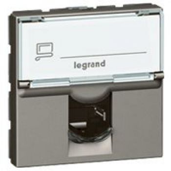 Legrand Arteor 572815 Rj45 Socket Category 5E UTP 2Module Magnesium