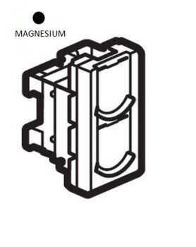 Legrand Arteor 572835 Telephone Or Ethernet Wiring Splitters UTP Double Connector Magnesium