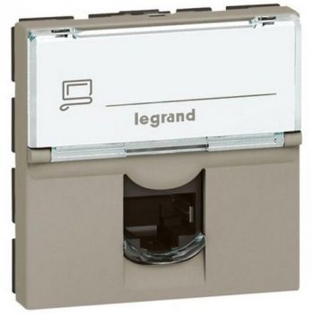 Legrand Arteor 572932 Adaptor For Data Socket For Keystone Single Connector 2Modules Champagne