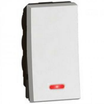 Legrand Arteor 573017 2way Switch With Indicator 10A 250V Round 1middle Modules White