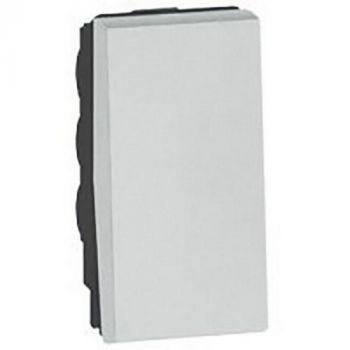 Legrand Arteor 573042 2Way Pushbutton 1Module Soft Aluminium