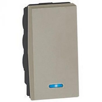 Legrand Arteor 573047 2Way Pushbutton With Locator 1Module Champagne