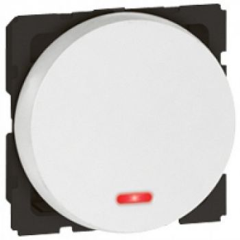 Legrand Arteor 573062 2way Switch With Indicator 10A 250V Round 2Modules White