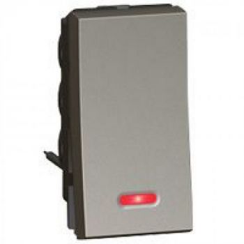 Legrand Arteor 573117 2way Switch With Indicator 10A 250V Round 1middle Modules Magnesium