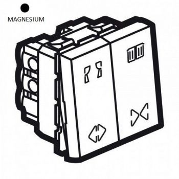 Legrand Arteor 573734 Double Switch For Curtain Control 10A 2Modules Magnesium