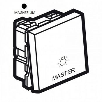 Legrand Arteor 573786 Master PushButton For Lighting Control 2Modules Magnesium