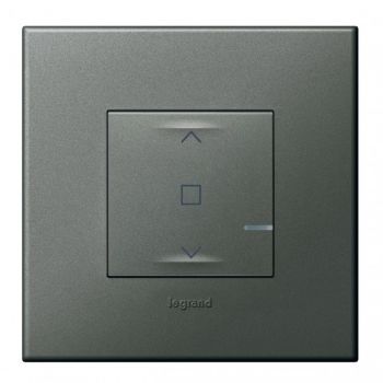 Legrand Arteor With Netatmo 574225 Curtain And Roller Blind Wireless Switch Surface Mounting Magnesium