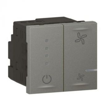 Legrand Arteor 574250 Connected Fan Controller 4 Speeds 1Module Magnesium