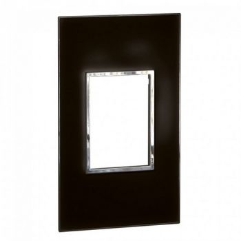 Legrand Arteor 575073 Cover Plate 3Modules 3X6 Mirror Black