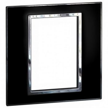 Legrand Arteor 575163 Cover Plate 3Modules 3X3 Mirror Black