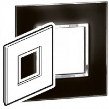 Legrand Arteor 575213 Cover Plate 2Modules 3X3 Mirror Black