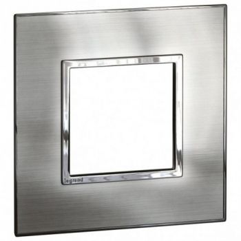 Legrand Arteor 575216 Cover Plate 2Modules 3X3 Stainless Style