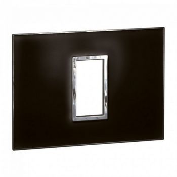 Legrand Arteor 575243 Cover Plate 1Module 2X4 Mirror Black