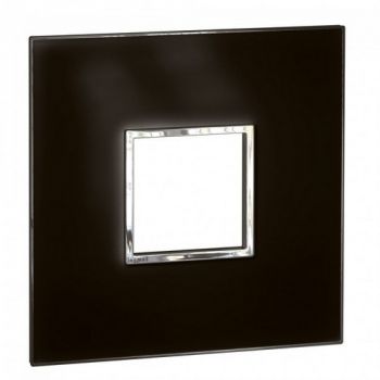 Legrand Arteor 575263 Cover Plate 2Modules 4X4 Mirror Black
