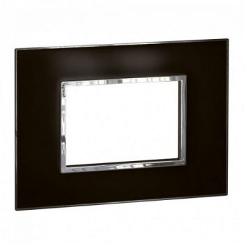 Legrand Arteor 575273 Cover Plate 3Modules 2X4 Mirror Black