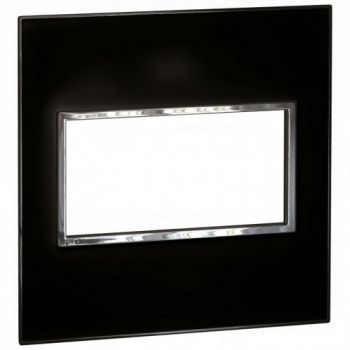 Legrand Arteor 575293 Cover Plate 4Modules 4X4 Mirror Black