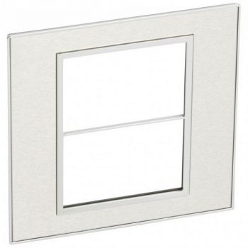Legrand Arteor 575306 Cover Plate 2X3Modules 4X4 Stainless Steel
