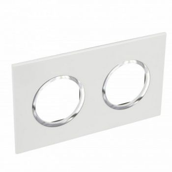 Legrand Arteor 575510 Cover Plate French/ Round 2 X 2Modules White