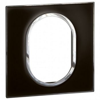 Legrand Arteor 575563 Cover Plate Round 3Modules Mirror Black