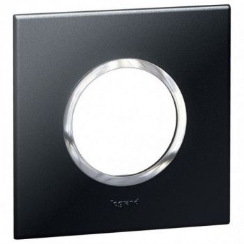 Legrand Arteor 575612 Cover Plate Round 2Modules Graphite