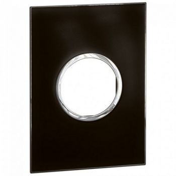 Legrand Arteor 575633 Cover Plate Italian / USRound 2Modules Mirror Black