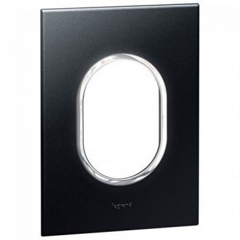 Legrand Arteor 575652 Cover Plate Round 3Modules 2X4 Graphite