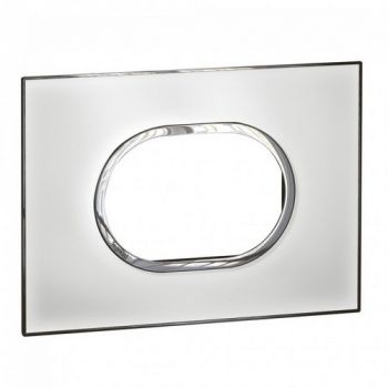 Legrand Arteor 575654 Cover Plate Italian / USRound 3Modules Mirror White