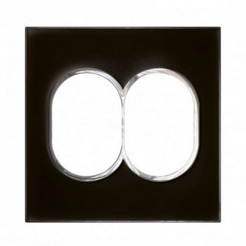 Legrand Arteor 575673 Cover Plate USRound 2 X 3Modules 4X4 Mirror Black