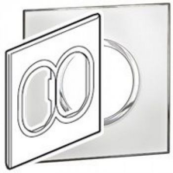 Legrand Arteor 575674 Cover Plate USRound 2 X 3Modules 4X4 Mirror White