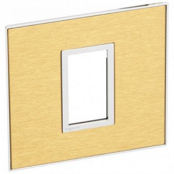 Legrand Arteor 576100 Cover Plate 1Module 3X3 Gold Brass