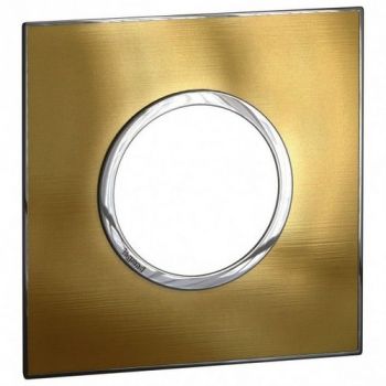 Legrand Arteor 576110 Cover Plate Round 2Modules Gold Brass