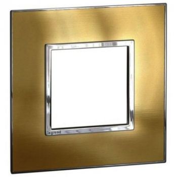 Legrand Arteor 576120 Cover Plate 2Modules 3X3 Gold Brass