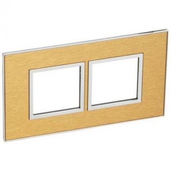 Legrand Arteor 576140 Cover Plate 4Modules Gold Brass
