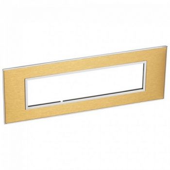 Legrand Arteor 576710 Cover Plate 8Modules Gold Brass
