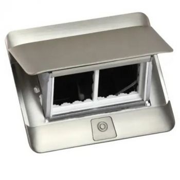 Legrand 654000 Popup Mobilier 4M Inox And Kit