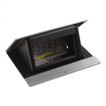 Legrand 654800 Incara Pop up 4 modules Brushed Aluminium to be equipped