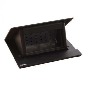 Legrand 654802 Incara Pop up 4 modules Black to be equipped