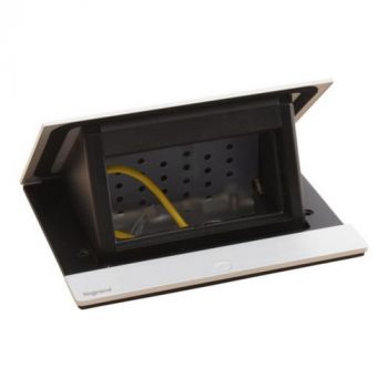 Legrand 654803 Incara Pop up 4 modules Aluminium to be equipped