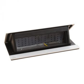 Legrand 654811 Incara Pop up 8 modules Aluminium to be equipped