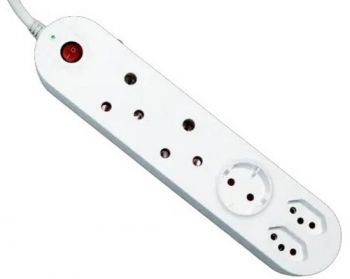 Legrand 698407 Multi Outlet With Type 3 Surge And Overload Protection With Switch