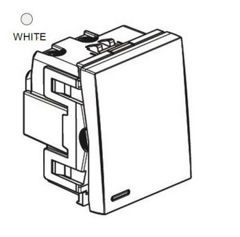 Legrand Ysalis 701030 2Pole Switch 250 Va With 1.5 Module With Indicator White