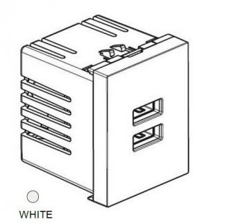 Legrand Ysalis 701045 45 Socket s With 1.5 Module White