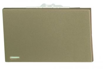 Legrand Ysalis 701117 2way Switch With 3Module And Fluo Champagne