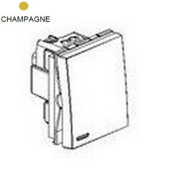Legrand Ysalis 701135 Push Button Dimmer 1.5 Module Champagne