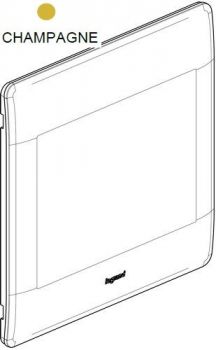 Legrand Ysalis 701139 Blanking Cover Plate 4X4 Champagne